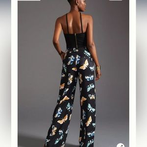 Sarah Gordon Maeve Anthropologie moth wide leg viscose pants